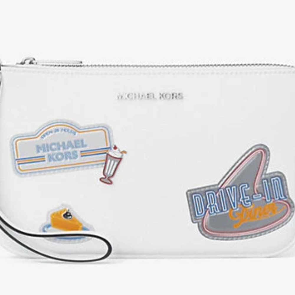 MICHAEL KORS Embellished Convertible Wristlet
